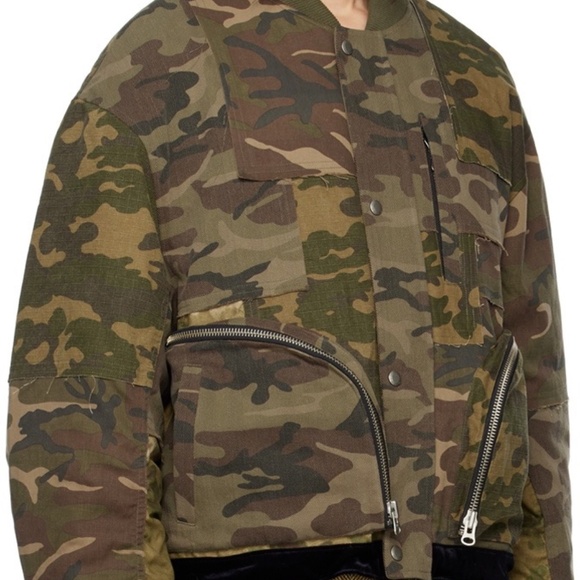 Andersson Bell Khaki Patched Camo Jacket - Picture 2 of 9
